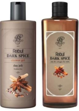 Rebul Dark Spice Duş Jeli 500 Ml + Dark Spice Kolonya 270 Ml