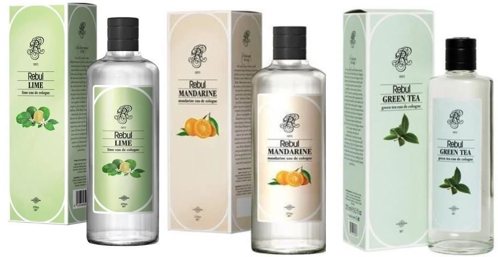 Rebul Lime + Mandarin + Green Tea 270 ml 3 lü Set