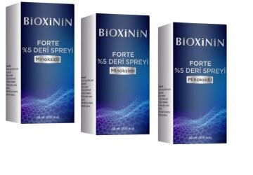 Bioxinin Forte %5 Deri Spreyi 3 lü Paket