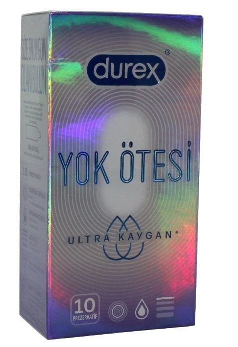 Durex Yok Ötesi Ultra Kaygan 10'lu Prezervatif