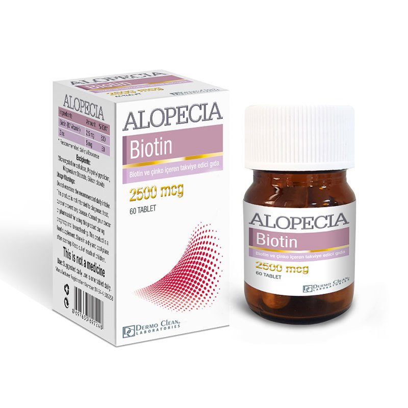 Alopecia Biotin 2500 Mg 60 Tablet