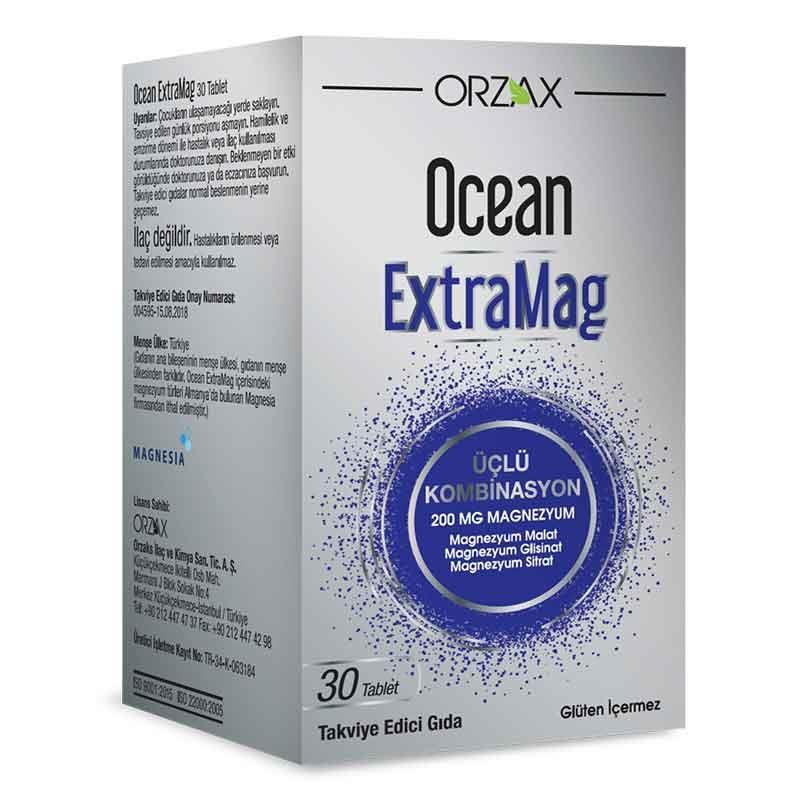 Ocean Extramag 30 Tablet Takviye Gıda