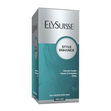 Elysuisse Style Enhance Saç ve Tırnaklar İçin Sıvı Takviye 500 ml (SKT 04/22)
