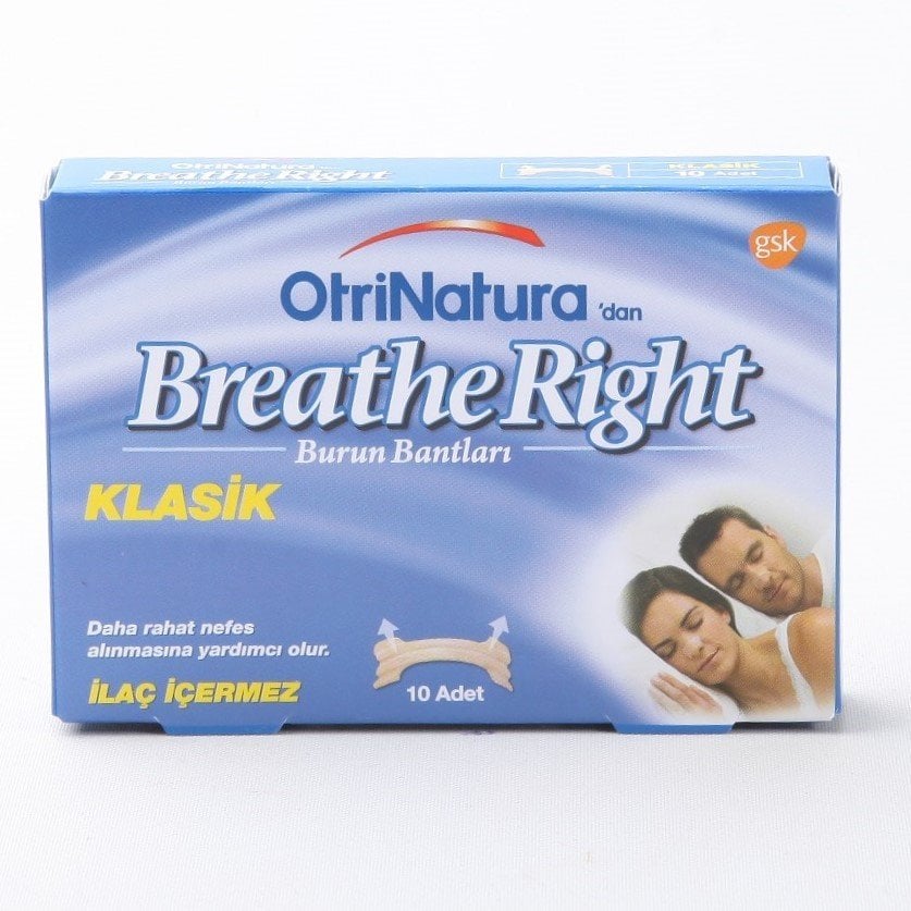 Breathe Right Klasik 10 Adet Burun Bandı
