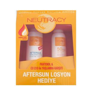 Neutracy Spf 50 + Karma - Yağlı Cilt İçin Yaşlanma Karşıtı Güneş Kremi 150 ml + After Sun Losyon Hediye