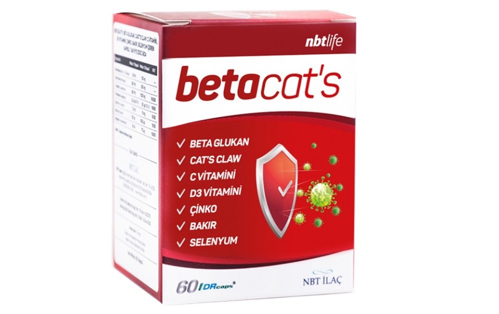 NBT Life Betacats Takviye Edici Gıda 60 Kapsül