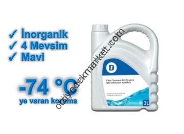 Delphi İnorganik Mavi Antifriz 3 Litre