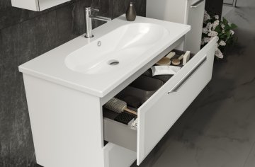 Orka Nuvola 65 Banyo Dolabı Gri ( Boy Dolabı Hariçtir )