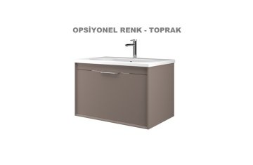 Orka Clay 65 Banyo Dolabı + Boy Dolabı 40 Sahra (Boy Dolabı Dahildir)