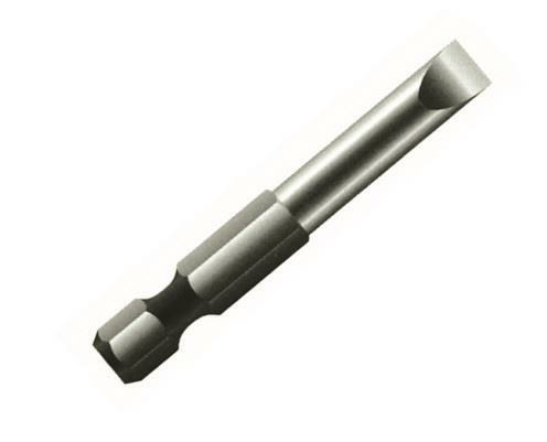 LEO 25 Adet SL 6.0x1.0 50mm ¼’’ S2 Kalite Mıknatıslı Bits Düz Matkap Ucu,Tornavida Ucu