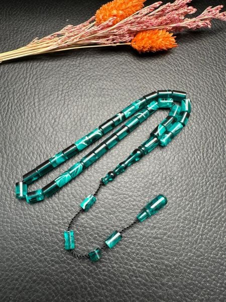 Kesme Model Ateş Kehribar Tesbih