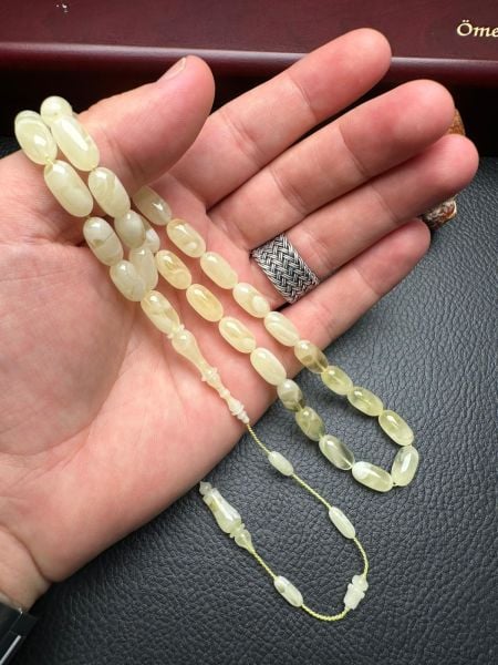 Serdar Aydın Usta İşçiliği Tek Kaya  Damla Kehribar Tesbih