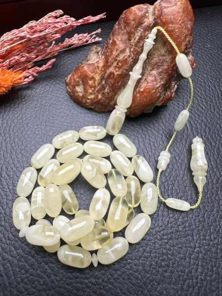 Serdar Aydın Usta İşçiliği Tek Kaya  Damla Kehribar Tesbih