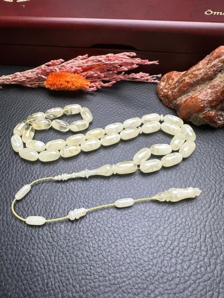 Serdar Aydın Usta İşçiliği Tek Kaya  Damla Kehribar Tesbih