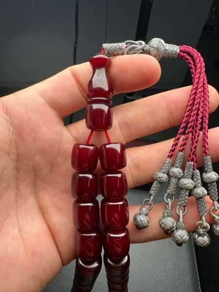 Kapsül Model Osmanlı Sıkma Kehribar Tesbih