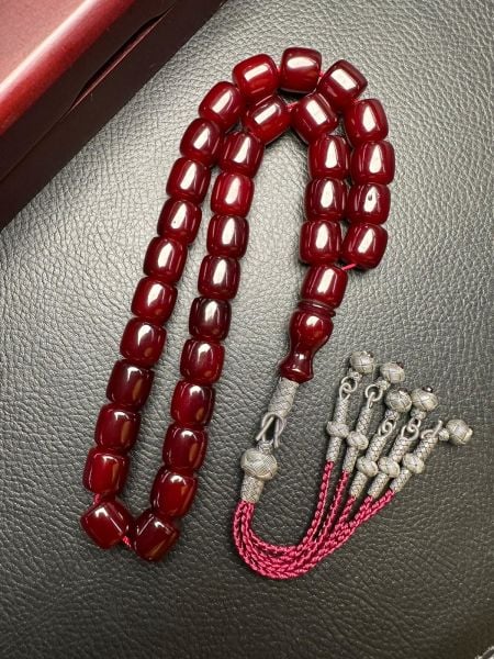 Kapsül Model Osmanlı Sıkma Kehribar Tesbih