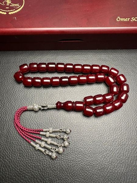 Kapsül Model Osmanlı Sıkma Kehribar Tesbih