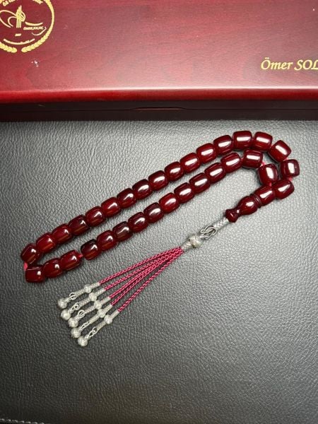 Kapsül Model Osmanlı Sıkma Kehribar Tesbih