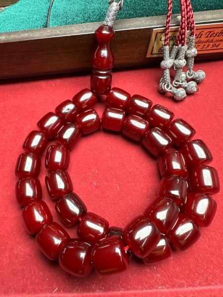 Kapsül Model Osmanlı Sıkma Kehribar Tesbih