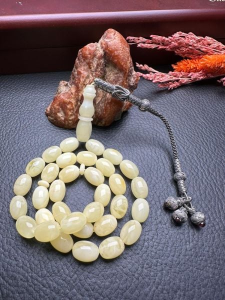 Rus Kaya Damla Kehribar Tesbih