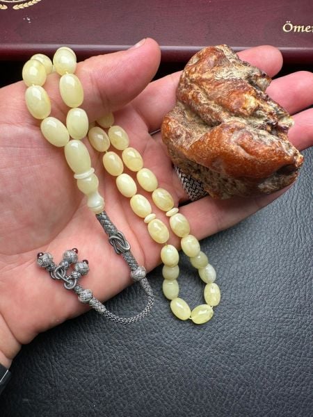 Rus Kaya Damla Kehribar Tesbih