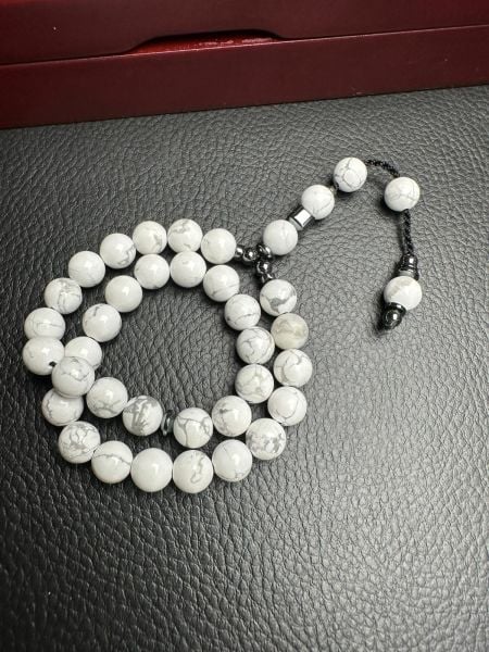 Küre Model  Hematit Dizayn Havlit Doğal Taş Tesbih