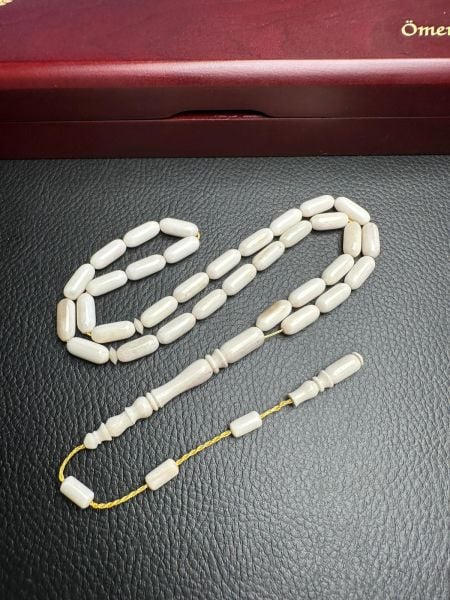 Kapsül Model  Deve Kuşu Kemiği Tesbih