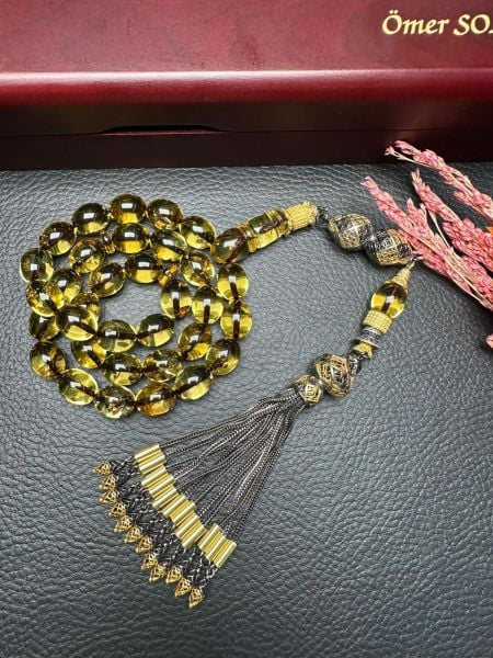 Rus Kaya Damla Kehribar Tesbih