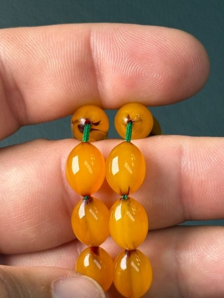 Beyzi Model Tıraşlı Osmanlı Sıkma Kehribar Tesbih