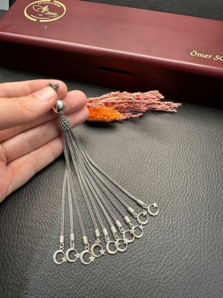 Özel Tasarım Gümüş Püskül