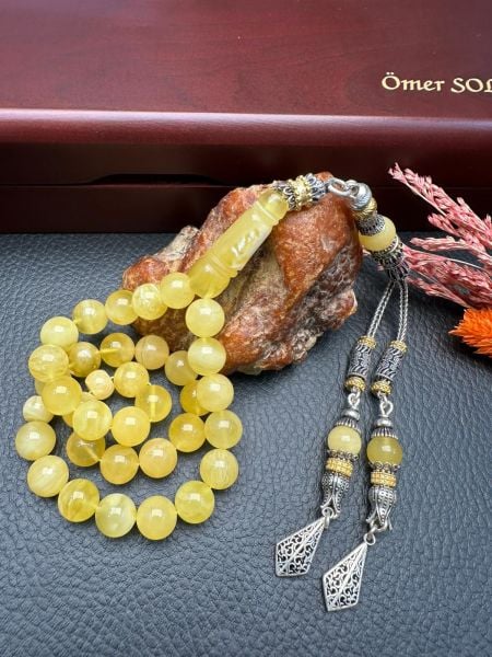 Rus Kaya Damla Kehribar Tesbih