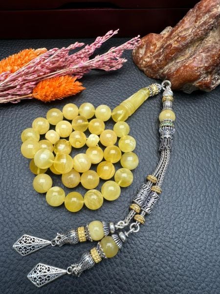 Rus Kaya Damla Kehribar Tesbih