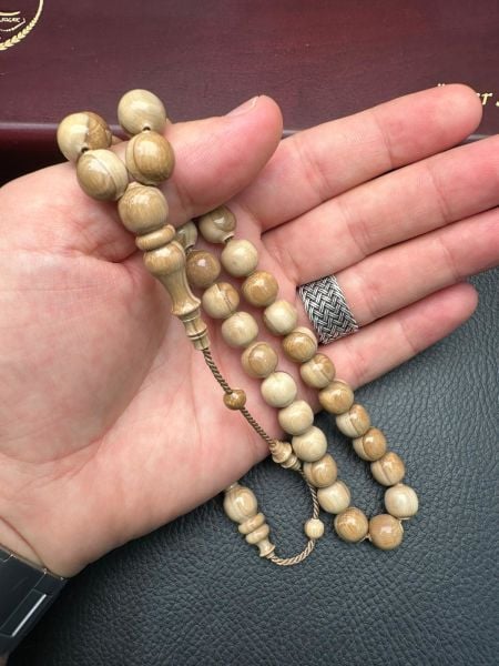 Umut Dinç Usta İşi Sistemli Mamut Dişi Tesbih