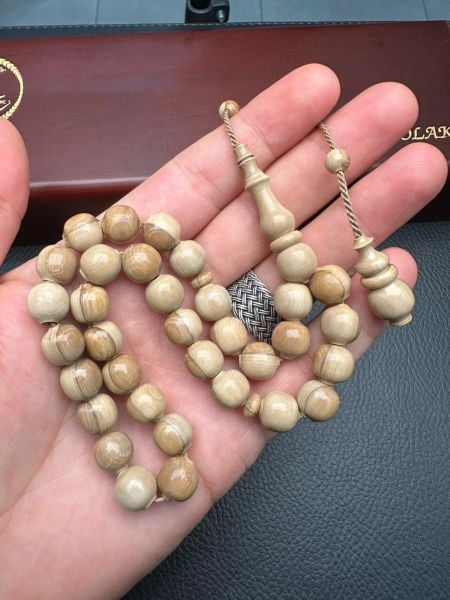 Umut Dinç Usta İşi Sistemli Mamut Dişi Tesbih