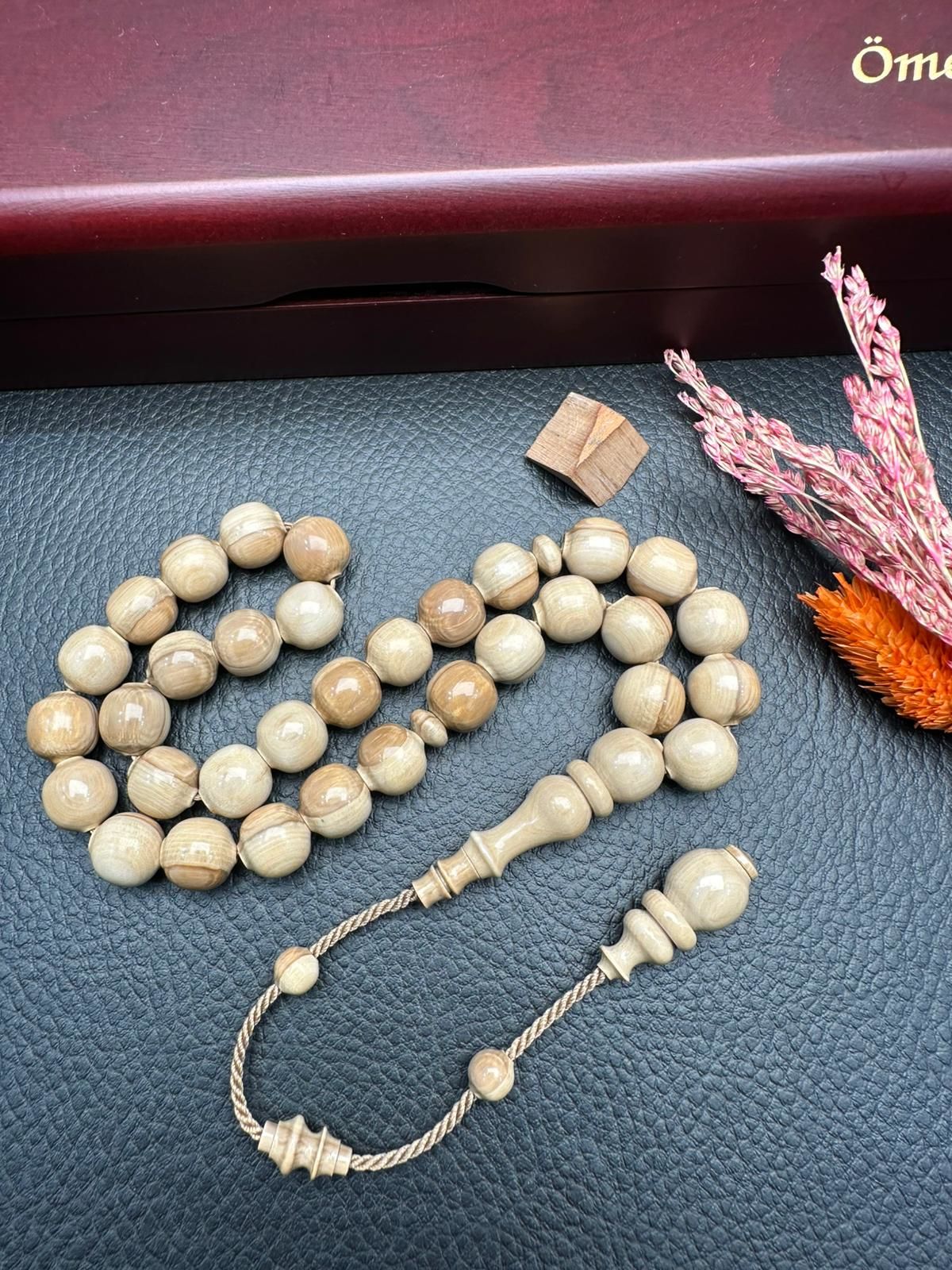 Umut Dinç Usta İşi Sistemli Mamut Dişi Tesbih