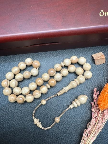 Umut Dinç Usta İşi Sistemli Mamut Dişi Tesbih