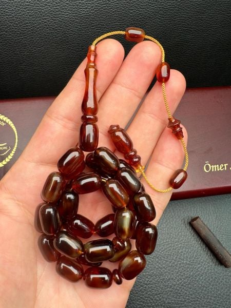 Umut Dinç Usta İşi Sistemli Caretta Kızıl Bağa Tesbih