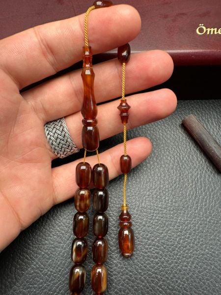 Umut Dinç Usta İşi Sistemli Caretta Kızıl Bağa Tesbih