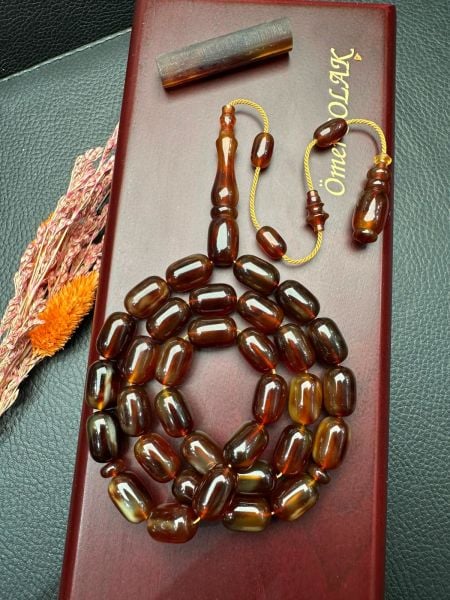 Umut Dinç Usta İşi Sistemli Caretta Kızıl Bağa Tesbih