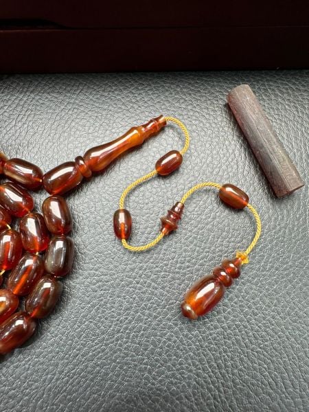 Umut Dinç Usta İşi Sistemli Caretta Kızıl Bağa Tesbih