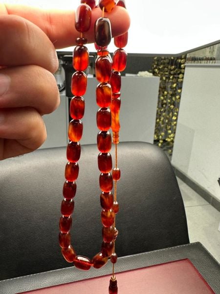 Umut Dinç Usta İşi Sistemli Caretta Kızıl Bağa Tesbih