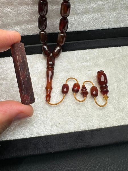 Umut Dinç Usta İşi Sistemli Caretta Kızıl Bağa Tesbih