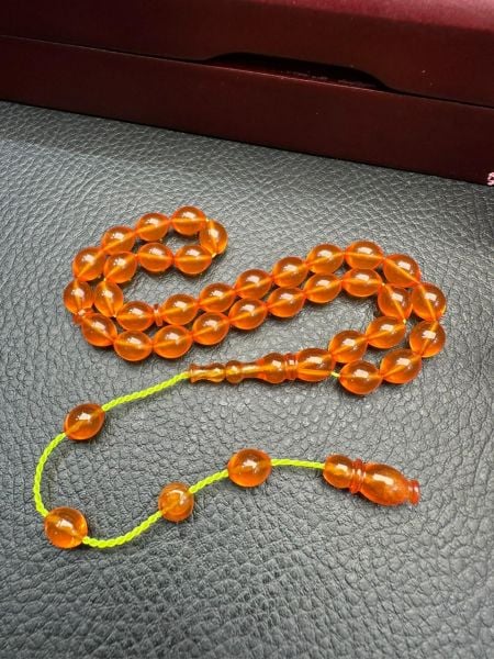 Küçük Boy Ateş Kehribar Tesbih