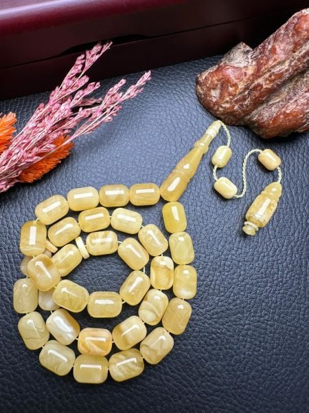 Rus Kaya Damla Kehribar Tesbih