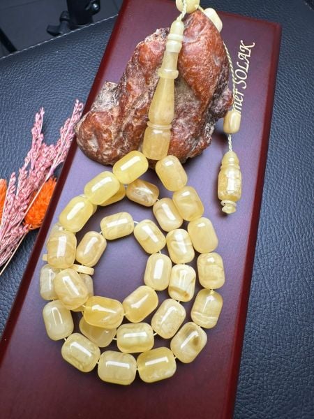 Rus Kaya Damla Kehribar Tesbih