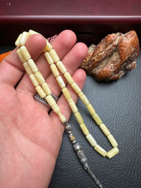 Rus Kaya Damla Kehribar Tesbih