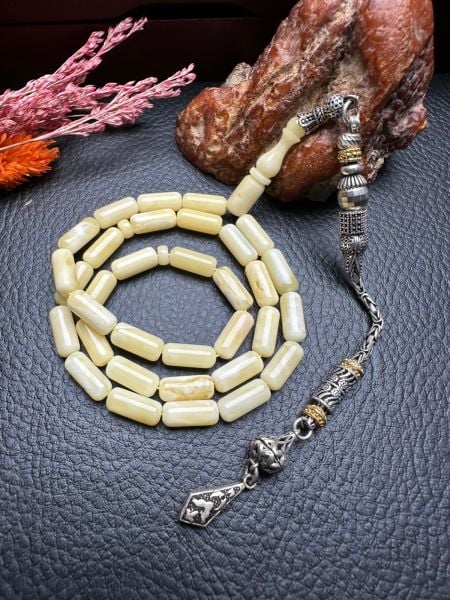 Rus Kaya Damla Kehribar Tesbih