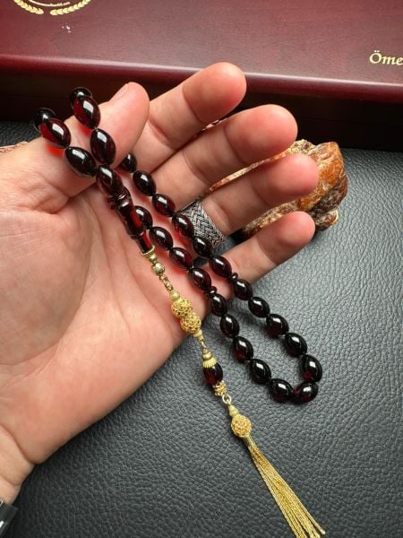 Rus Kaya Damla Kehribar Tesbih