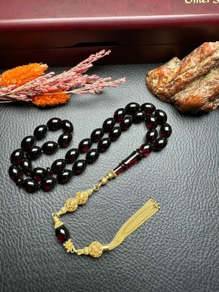 Rus Kaya Damla Kehribar Tesbih