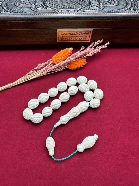 Beyzi Model Kalem İşçiliği Maskot Kemik Tesbih